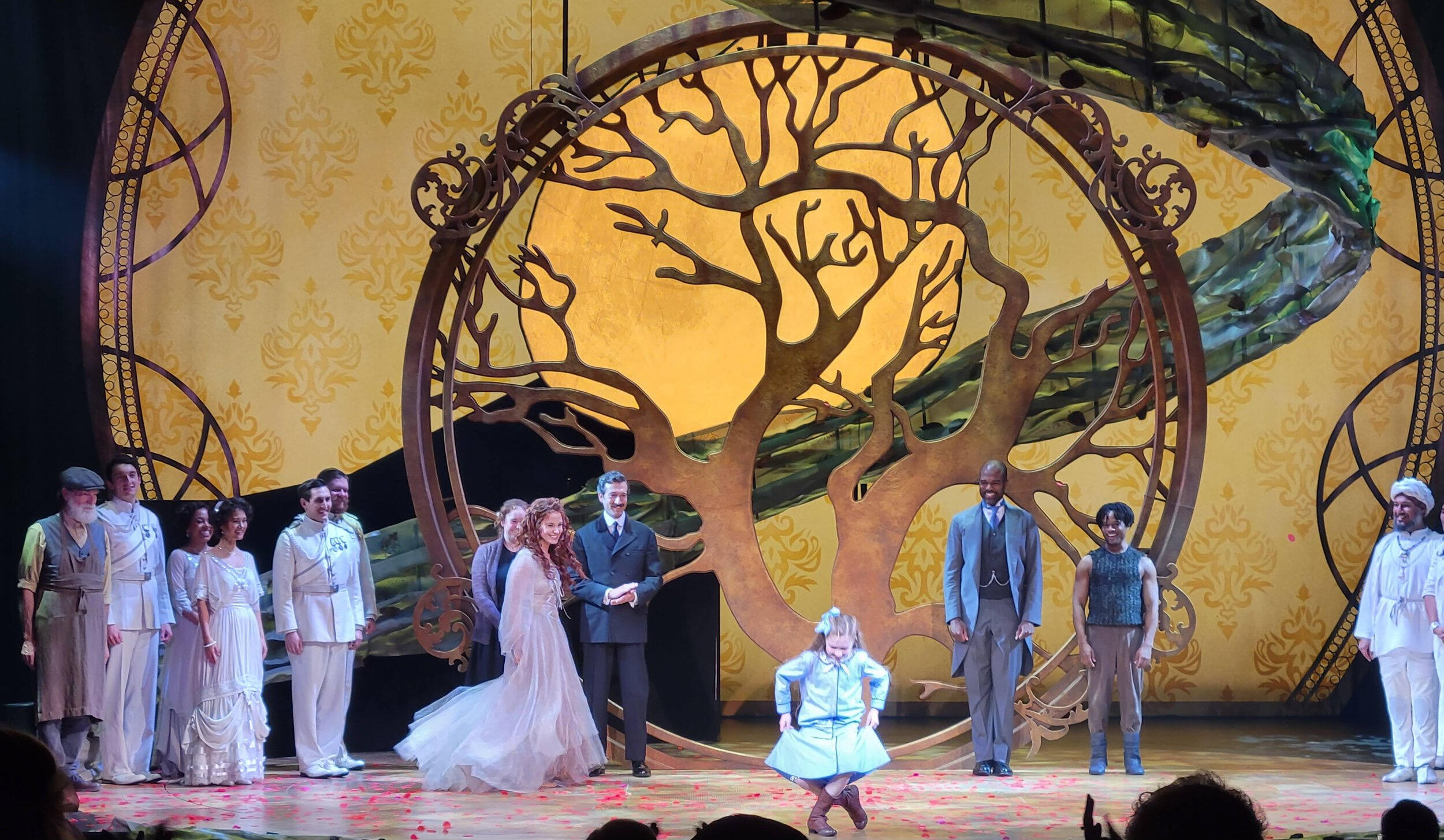 Sadie Reynolds performs the role of Mary Lennox in The Secret Garden at The Ahmanson Theater in Los Angeles.